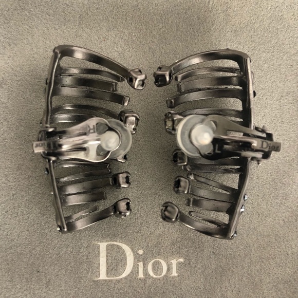 Dior FW12 Crystal Ear Cuffs - Picture 6 of 9